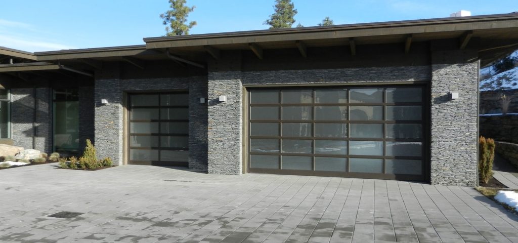 Esteem With Frosted Tinted Glass, Legacy Garage Doors Kelowna
