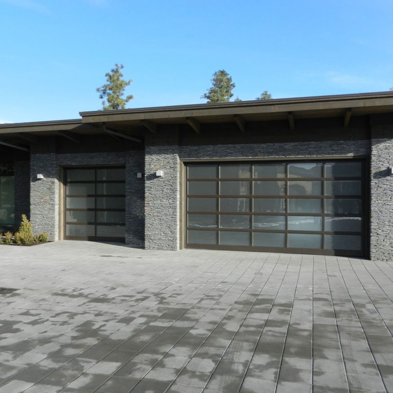 Esteem with Frosted Tinted Glass Legacy Garage Doors