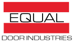 Equal Door Industries logo showcasing a sleek and professional design, emphasizing equality and innovation in the industry