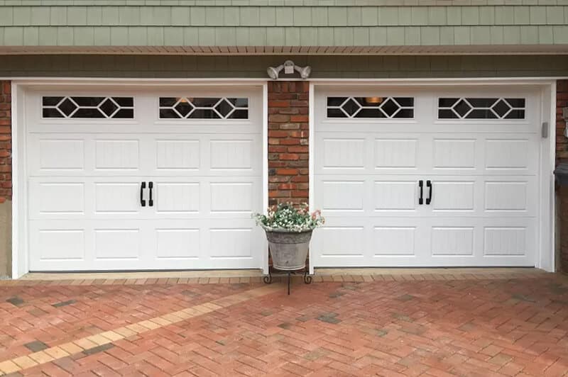 Amarr Hillcrest residential garage door installed by Legacy Garage Doors in Kelowna