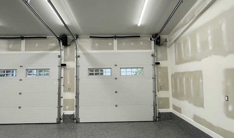 Inside view of Ranch Craft garage door installed by Legacy Garage Doors